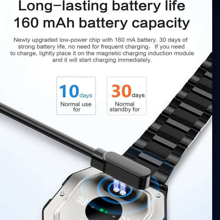 KW18 IP67 0.96 inch Leather Watchband Color Screen Smart Watch(Gold) by bashfashion