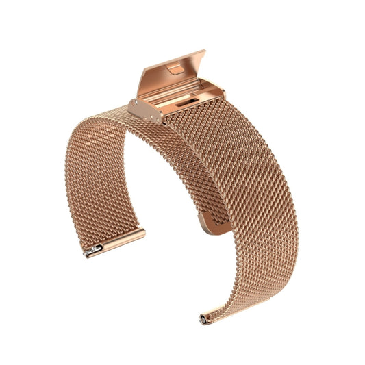 For Huawei Watch 3 Milan Metal Steel Mesh Buckle Watch Band(Rose Gold) by bashfashion