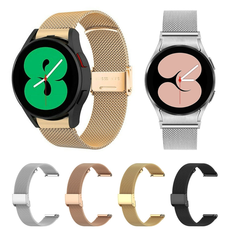 For Samsung Galaxy Gear S2 Classic Milan Metal Steel Mesh Buckle Watch Band(Rose Gold) by bashfashion