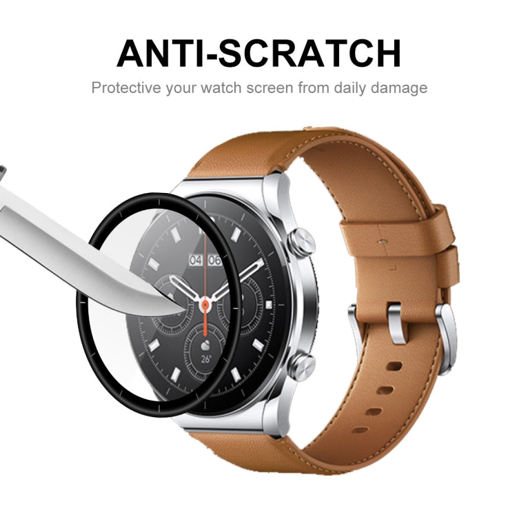 2 PCS For Xiaomi Watch S1 ENKAY Hat-Prince 3D Full Coverage Soft PC Edge + PMMA HD Protector Film by ENKAY