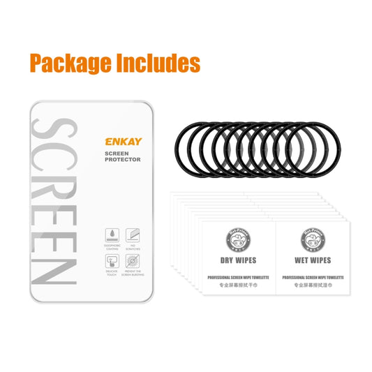 10 PCS For Xiaomi Watch S1 ENKAY Hat-Prince 3D Full Coverage Soft PC Edge + PMMA HD Protector Film by ENKAY