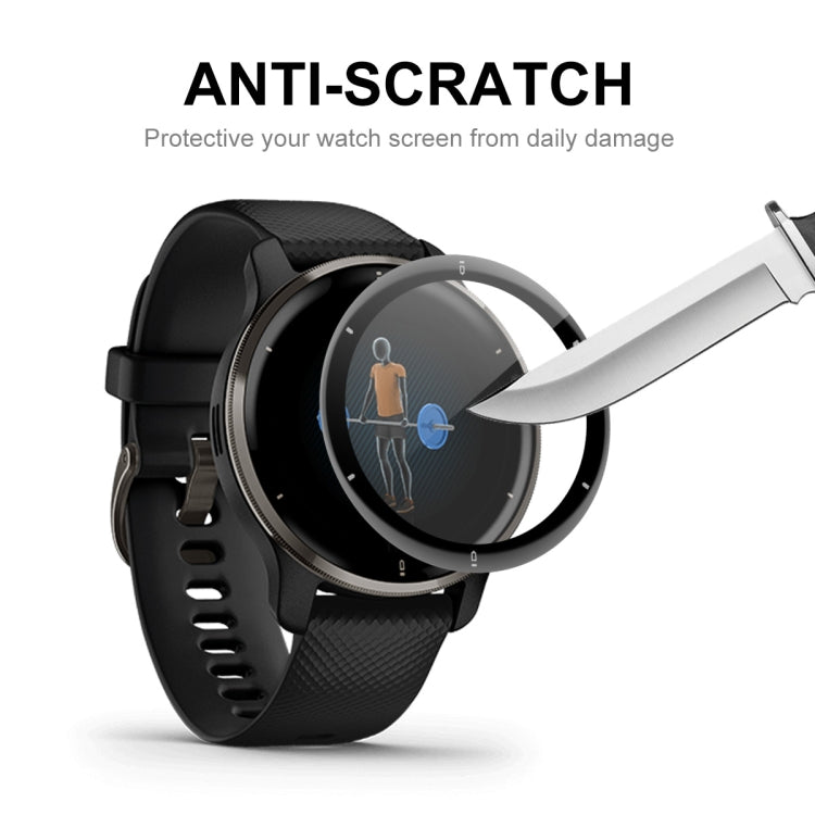 2 PCS For Garmin Venu 2 Plus ENKAY Hat-Prince 3D Full Coverage Soft PC Edge + PMMA HD Protector Film by ENKAY