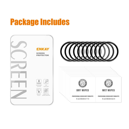 10 PCS For Honor Watch GS 3 ENKAY Full Coverage Soft Curved PC Edge + PMMA HD Protector Film by ENKAY