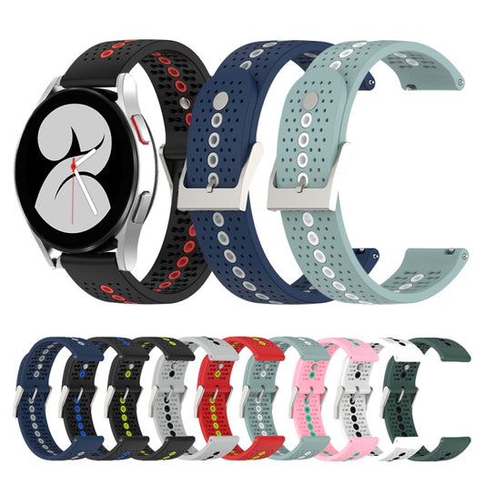 For Garmin vivoMove Luxe 20mm Silicone Watch Band(Blue Grey) by bashfashion
