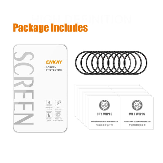 10 PCS ENKAY 3D Full Coverage Soft PC Edge + PMMA HD Screen Protector Film For Garmin Fenix 7X by ENKAY