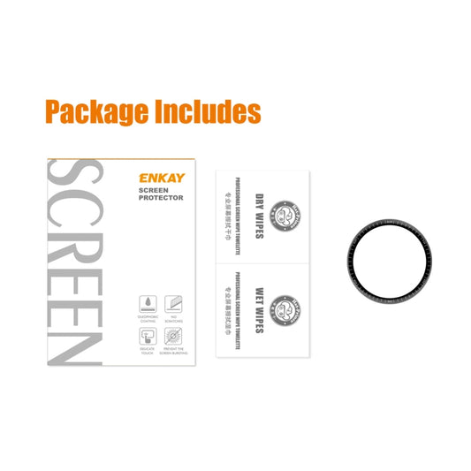 1 PC ENKAY 3D Full Coverage Soft PC Edge + PMMA HD Screen Protector Film For GarminMove Sport by ENKAY