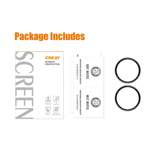 2 PCS ENKAY 3D Full Coverage Soft PC Edge + PMMA HD Screen Protector Film For GarminMove Sport by ENKAY
