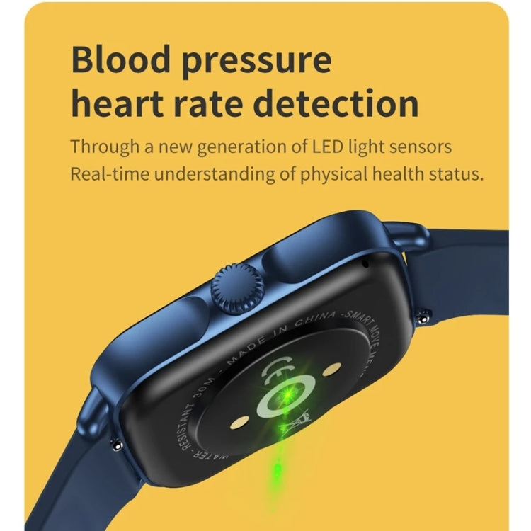 AW18 1.69inch Color Screen Smart Watch, Support Bluetooth Call / Heart Rate Monitoring(Coffee) by bashfashion