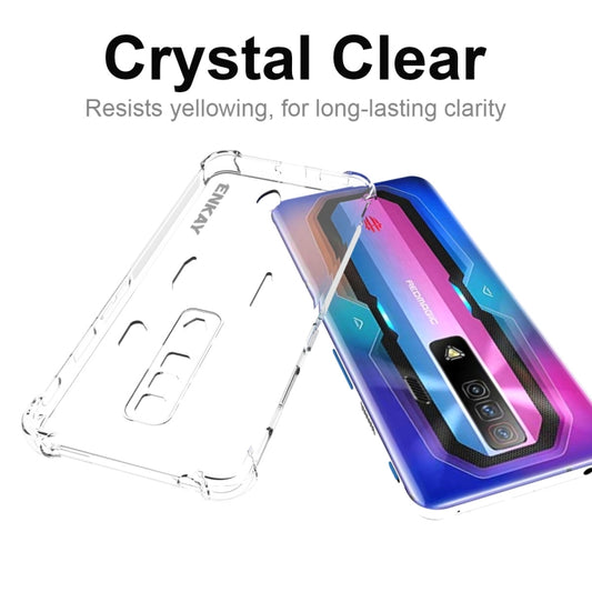 For ZTE Nubia Red Magic 7 ENKAY Clear TPU Shockproof Case by ENKAY