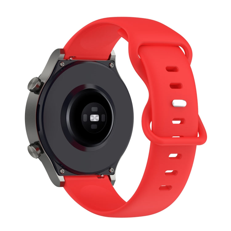 For Xiaomi Mi Watch sport 22mm Solid Color Silicone Watch Band(Navy Blue) by bashfashion