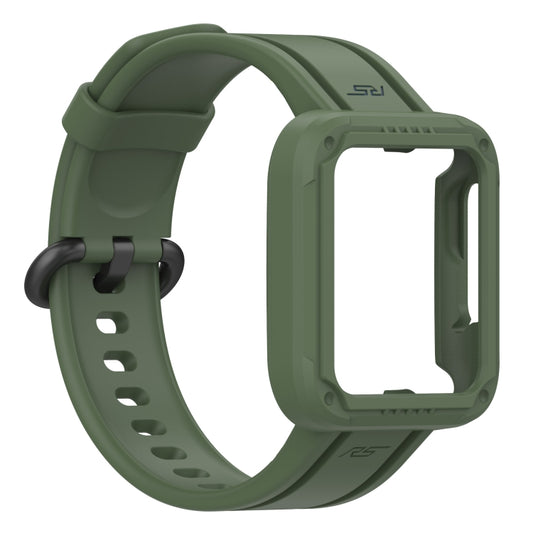 For Xiaomi Redmi Watch Lite Silicone Solid Color Watch Band(Dark Green) by bashfashion
