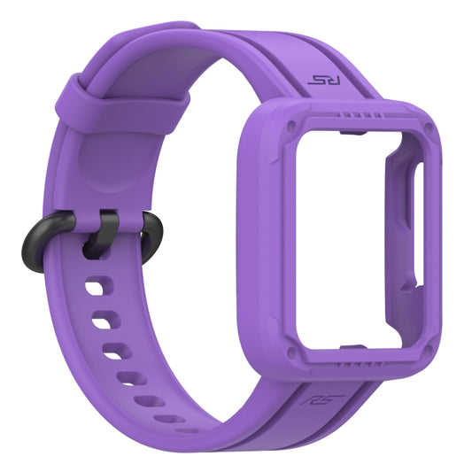 For Xiaomi Redmi Watch Lite Silicone Solid Color Watch Band(Purple) by bashfashion