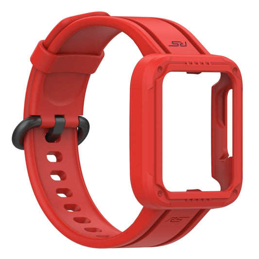 For Xiaomi Redmi Watch 2 Lite Silicone Solid Color Watch Band(Red) by bashfashion
