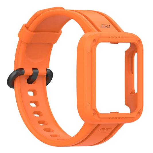 For Xiaomi Mi Watch Lite Silicone Solid Color Watch Band(Orange) by bashfashion