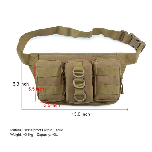 JUNSUNMAY J010 2L Waterproof Outdoor Sports Multifunction Waist Bag(Army Green) by JUNSUNMAY
