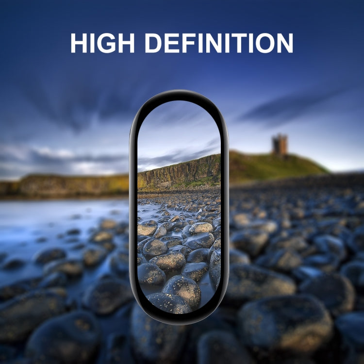 5 PCS For Xiaomi Mi Band 7 ENKAY 3D Full Coverage Soft PC Edge + PMMA HD Screen Protector Film by ENKAY