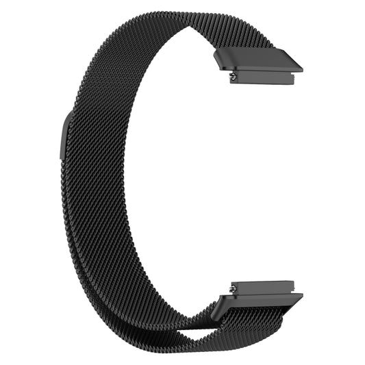 For Huawei Band 7 Milan Magnetic Watch Band(Black) by bashfashion