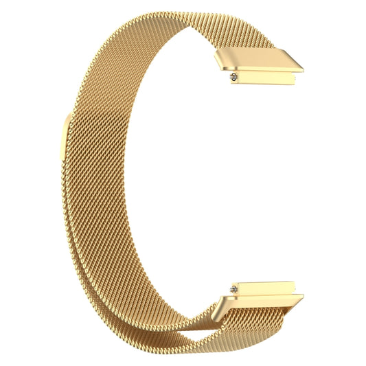 For Huawei Band 7 Milan Magnetic Watch Band(Gold) by bashfashion