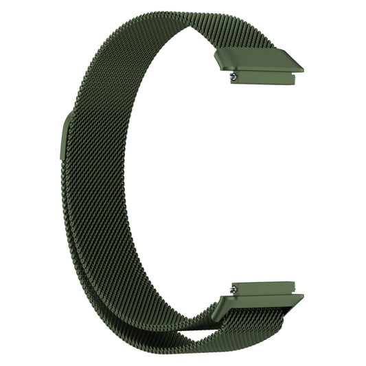 For Huawei Band 7 Milan Magnetic Watch Band(Green) by bashfashion