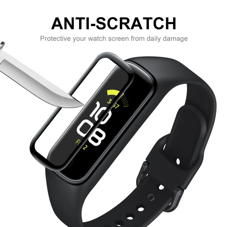 5 PCS For Samsung Galaxy Fit 2 ENKAY Hat-Prince 3D Full Coverage Soft PC Edge + PMMA HD Screen Protector Film by ENKAY