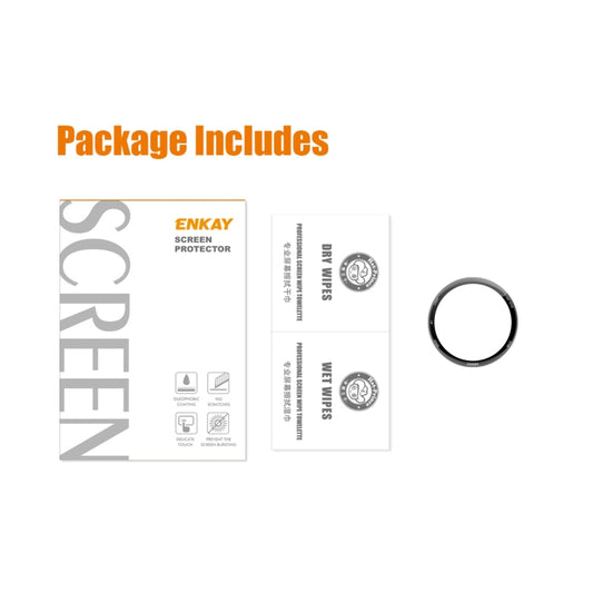 1 PC For Garmin Forerunner 255S ENKAY Hat-Prince 3D Full Coverage Soft PC Edge + PMMA HD Screen Protector Film by ENKAY