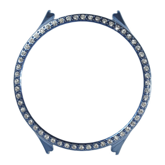 For Samsung Galaxy Watch 5 44mm TPU Shockproof Silicone Case With Diamond(Blue) by bashfashion