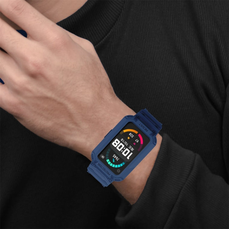 For Huawei Watch Fit 2020 / Honor Watch ES 2020 JSM Integrated TPU Adjustable Elastic Watch Band (Pink) by bashfashion