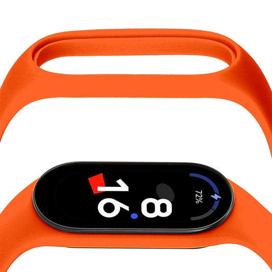Special for Xiaomi Mi Band 7 JSM Integrated TPU Adjustable Elastic Watch Band (Orange) by bashfashion