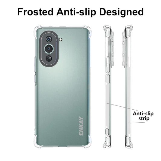 For Huawei Nova 10 Pro 4G ENKAY Transparent TPU Shockproof Phone Case by ENKAY