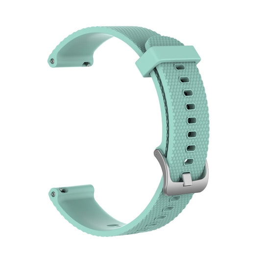 For POLAR Ignite Fashion Textured Silicone Replacement Watch Band(Teal) by bashfashion