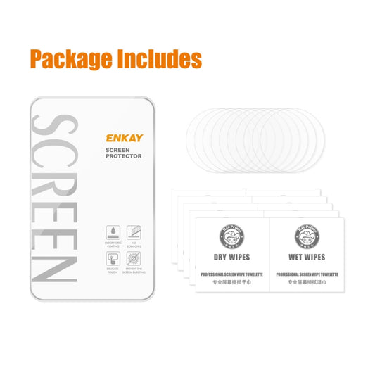 10 PCS For Samsung Galaxy Watch5 44mm ENKAY 0.2mm 9H Tempered Glass Screen Protector Watch Film by ENKAY