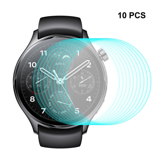 10 PCS For Xiaomi Watch S1 Pro ENKAY 0.2mm 9H Tempered Glass Screen Protector Film by ENKAY