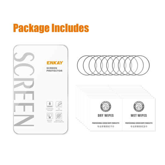 10 PCS For Samsung Galaxy Watch5 Pro 45mm ENKAY 3D Full Coverage HD Screen Protector Film by ENKAY