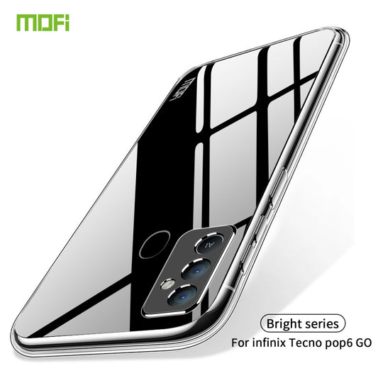 For Tecno Pop 6 GO MOFI Ming Series Ultra-thin TPU Phone Case(Transparent) by MOFI