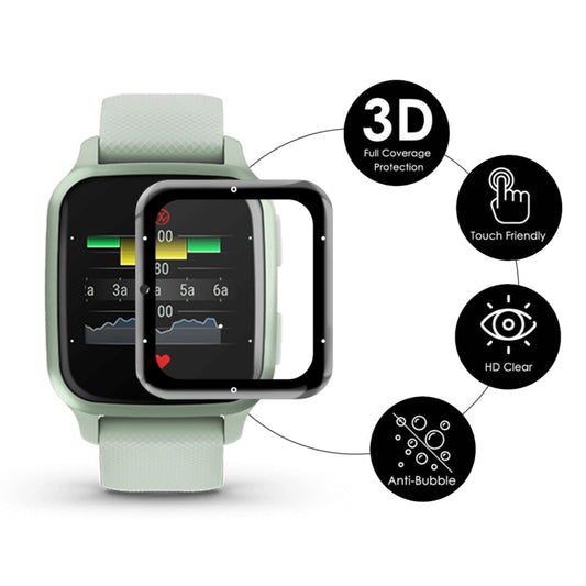 1 PCS For Garmin Venu SQ 2 ENKAY 3D Full Coverage Soft PC Edge + PMMA HD Screen Protector Film(Music Version) by ENKAY