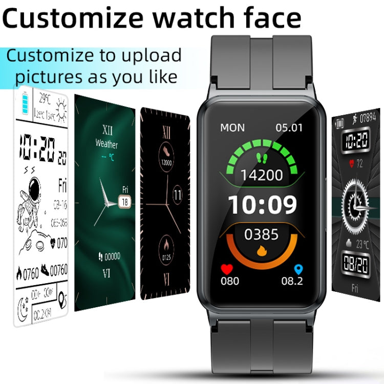 EP01 1.47 inch Color Screen Smart Watch,Support Heart Rate Monitoring/Blood Pressure Monitoring(Black) by bashfashion