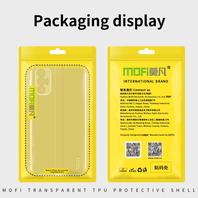 For Honor X8 5G MOFI Ming Series Ultra-thin TPU Phone Case(Transparent) by MOFI