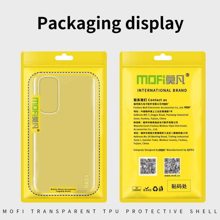 For Motorola Moto Edge 30 Lite / Edge 30 Neo 5G MOFI Ming Series Ultra-thin TPU Phone Case(Transparent) by MOFI