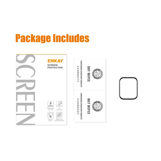 1pcs For Amazfit GTS 4 ENKAY 3D Full Coverage Soft PC Edge + PMMA HD Screen Protector Film by ENKAY
