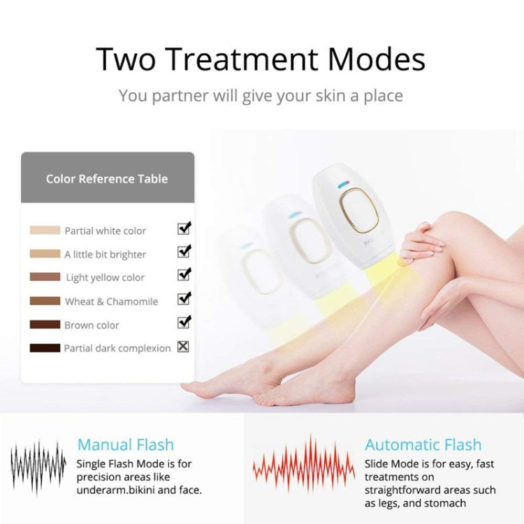 H01 Portable Home Use Laser IPL Hair Removal Devicepainless Epilator Permanent, Specification:AU Plug(Black) by bashfashion