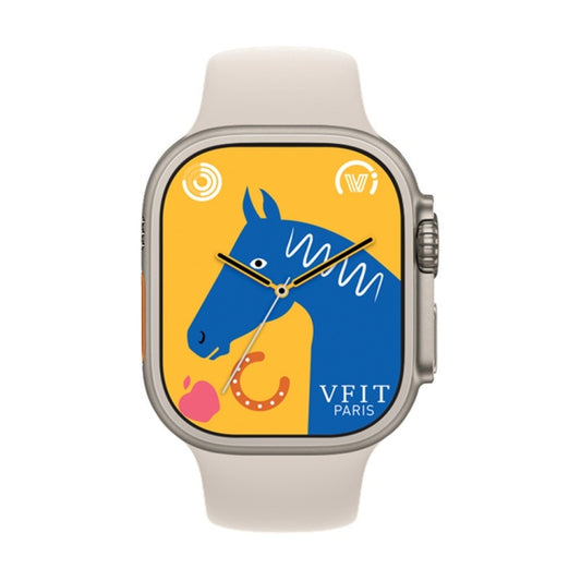 YS8 Ultra 2.05 inch Color Screen Smart Watch,Support Heart Rate Monitoring/Blood Pressure Monitoring(Grey) by bashfashion