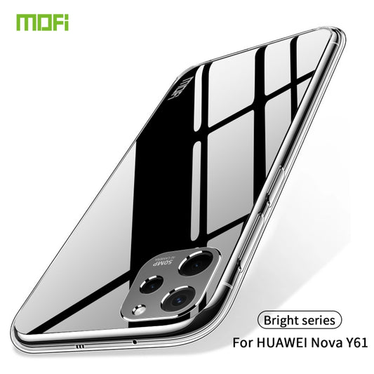 For Huawei Nova Y61 MOFI Ming Series Ultra-thin TPU Phone Case(Transparent) by MOFI
