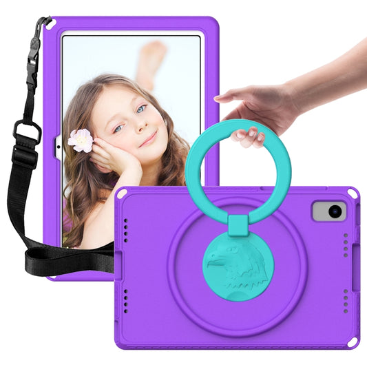 For Samsung Galaxy Tab S6 Lite 2024 EVA Hybrid PC Shockproof Tablet Case with Frame(Purple) by bashfashion