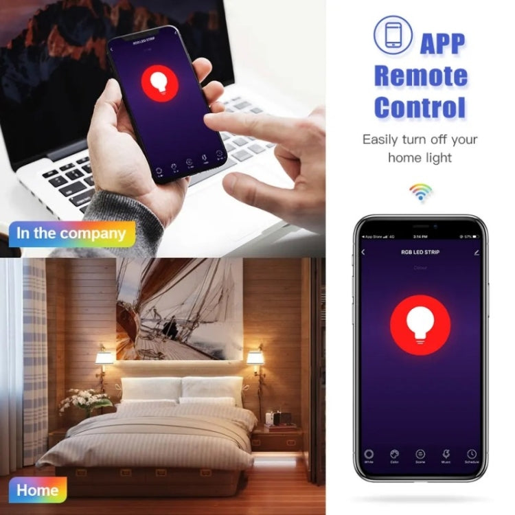 DP01 TUYA WiFi Smart Light Bulb 15W E26 E27 RGB + White + Warm White LED Bulb by bashfashion