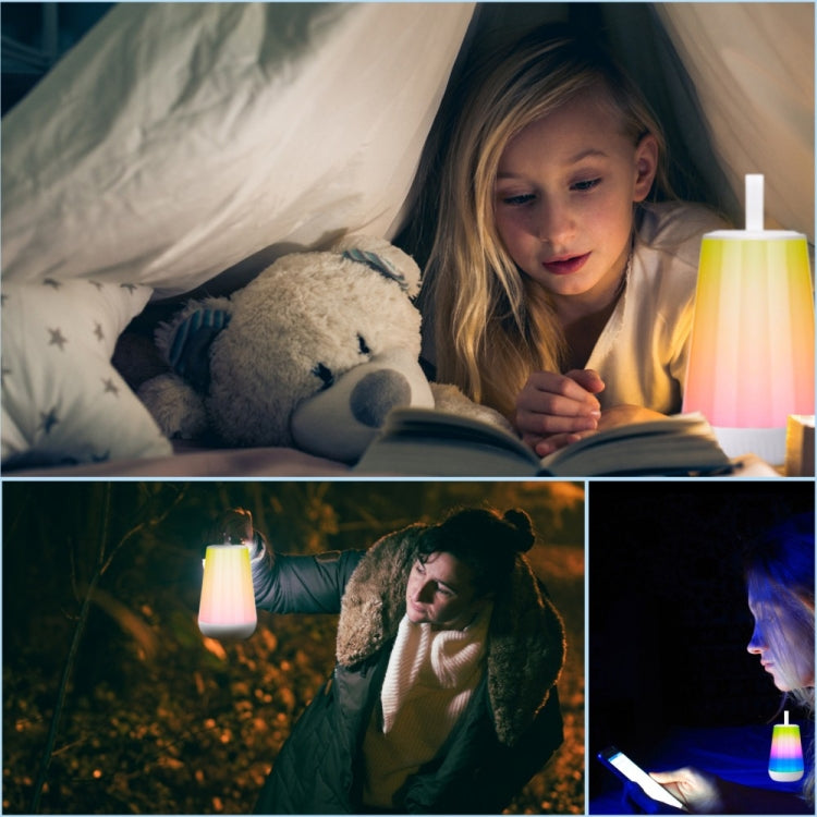 ST117 RGB Remote Control Touch Dimmable Lamp Portable Bedside Night Light by bashfashion