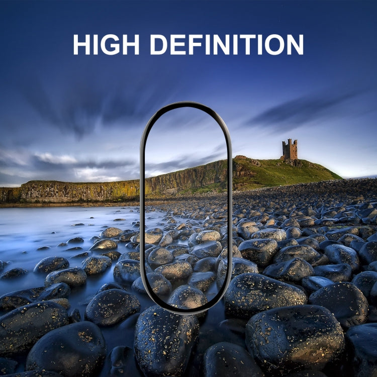 10pcs For Xiaomi Band 8 ENKAY Hat-Prince 3D Full Coverage Soft PC Edge + PMMA HD Screen Protector Film by ENKAY