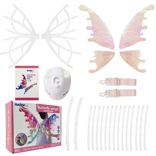 Rockwoo R01 DIY Electric Butterfly Elf Wings Toy No Light by bashfashion