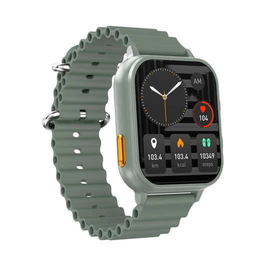N22 1.96 inch Color Screen Smart Watch,Support Heart Rate Monitoring / Blood Pressure Monitoring / Blood Oxygen Monitoring(Green) by bashfashion