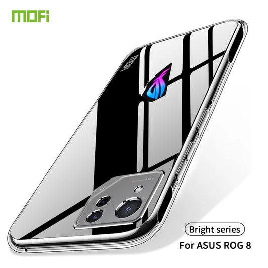 For ASUS ROG Phone 8 MOFI Ming Series Ultra-thin TPU Phone Case(Transparent) by MOFI