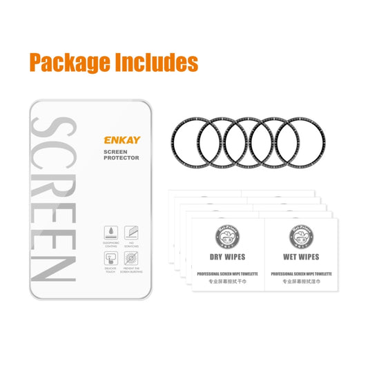 5pcs For Huawei Watch 4 Pro ENKAY 3D Full Coverage Soft PC Edge + PMMA HD Screen Protector Film by ENKAY
